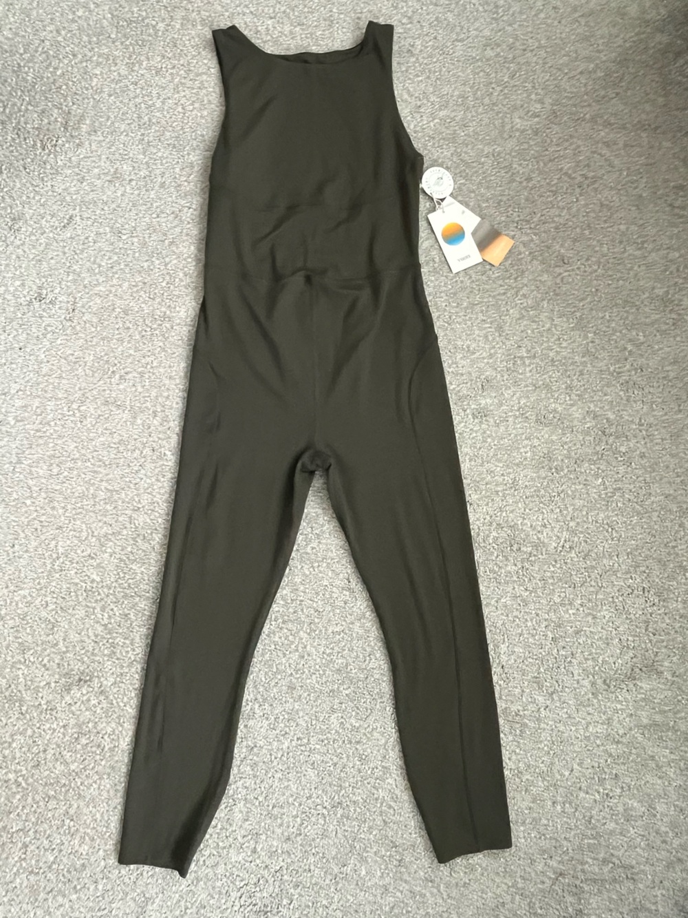 NWT Vuori All The Feels Jumpsuit in Color Kale Size Large